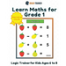 Learn Maths For Grade 1 - Logic Trainer For Kids Ages 6 to 8