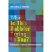 What Is This Babbler Trying to Say?: Essays on Biblical Interpretation