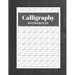 Calligraphy Workbook: Modern Calligraphy Practice Sheets 120 Sheet Pad