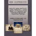 Henry M. Ladrey and Eva W. Ladrey, Petitioners, V. United States. U.S. Supreme Court Transcript of Record with Supporting Pleadings