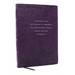 Peace of God Bible: Discover and Experience God's Shalom Throughout the Bible (Nkjv, Purple Leathersoft, Red Letter, Comfort Print)