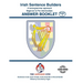 IRISH SENTENCE BUILDERS - B to Pre - ANSWER BOOK: Sentence Builder