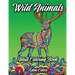 Wild Animals - Adult Coloring Book: Discover a Diverse Selection of Beautiful Animal Scenes with Flower Backgrounds. Detailed Coloring Pages