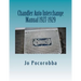 Chandler Auto Interchange Manual 1927-1929