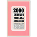 Two Thousand Insults for All Occasions