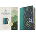 NLT Life Application Study Bible, Third Edition, Large Print (Leatherlike, Meadow Teal, Indexed, Red Letter)