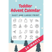 Toddler Advent Calendar: Countdown to Christmas Advent Calendar For Kids - Gift for Christmas - Activities for Children Preschoolers - Toddler