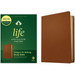 NLT Life Application Study Bible, Third Edition (Genuine Leather, Brown, Red Letter)