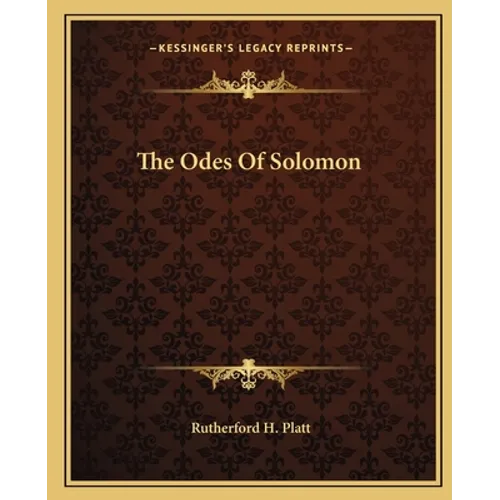 The Odes Of Solomon