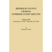 Jefferson County, Georgia, Superior Court Minutes. Volume III: September 10, 1804-September 28, 1810