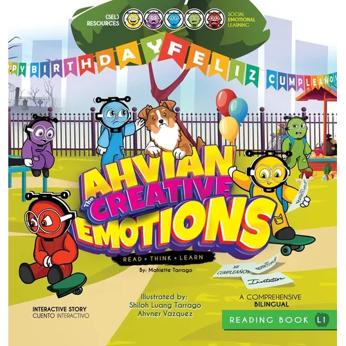 Ahvian The Creative "Emotions" - Bilingual Reading Book: (Read, Think, Learn) - Social Emotional Learning (SEL) Resources