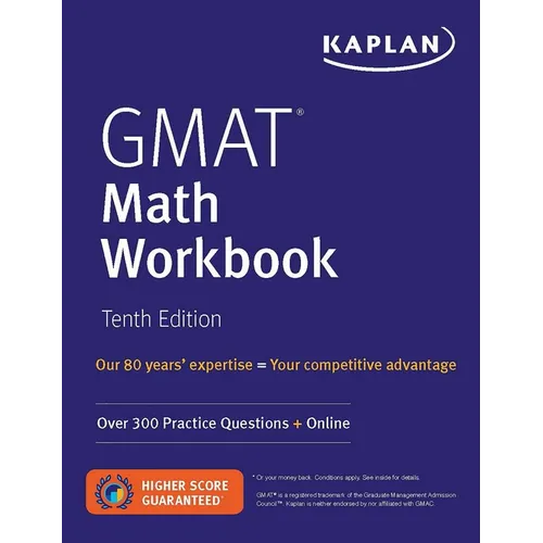GMAT Math Workbook: Over 300 Practice Questions + Online