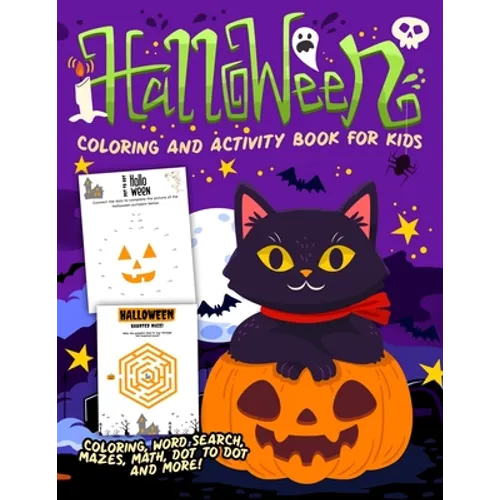 Halloween Coloring and Activity Book