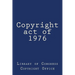 Copyright act of 1976