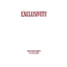Exclusivity