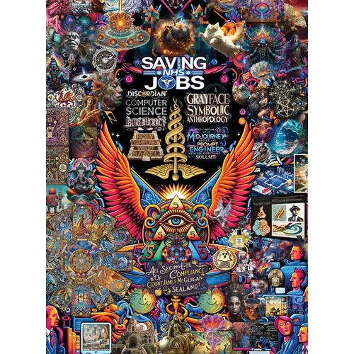 Saving NHS Jobs: Discordian Computer Science Bureaucracy - Grayface Symbolic Anthropology - Holy Complaint Tablet of Babel (or how I became a MidJourn
