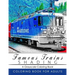 Famous Train Shading Volume 2: Train Grayscale coloring books for adults Relaxation Art Therapy for Busy People (Adult Coloring Books Series, graysca