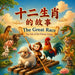 The Great Race - The Tale of the Chinese Zodiac: Chinese Mythology Stories for Kids in English, Chinese, and Pinyin