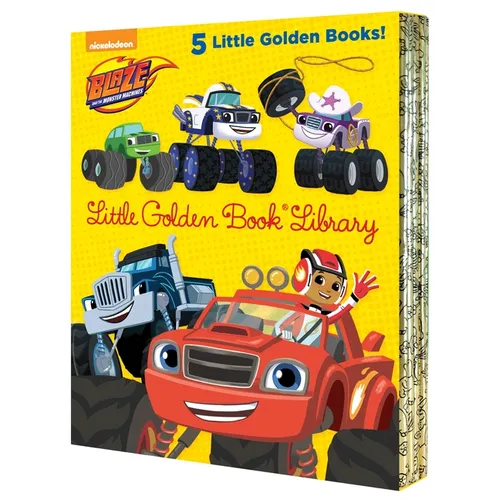 Blaze and the Monster Machines Little Golden Book Library -- 5 Little Golden Books: Five of Nickeoldeon's Blaze and the Monster Machines Little Golden