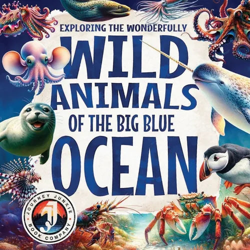 Exploring the Wonderfully Wild Animals of the Big Blue Ocean: Discover Beautifully Illustrated Marine Life, Fascinating Creatures, Ocean Mysteries, an