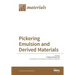 Pickering Emulsion and Derived Materials