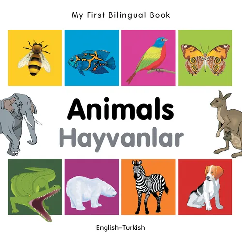 My First Bilingual Book-Animals (English-Turkish)