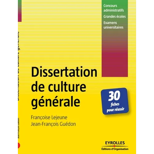 Dissertation de culture générale