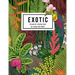 Exotic botanical coloring book for young and adults: Beautiful hand drawn of nature paradise included tropical plants, flowers, and birds: Large adult