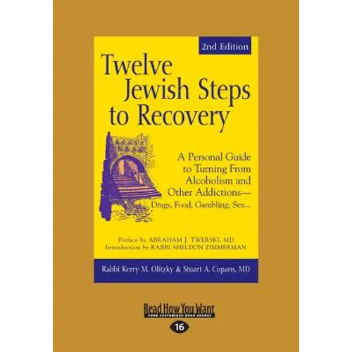 Twelve Jewish Steps to Recovery: A Personal Guide to Turning From Alcoholism and Other Addictions-Drugs, Food, Gambling, Sex... (Large Print 16pt)