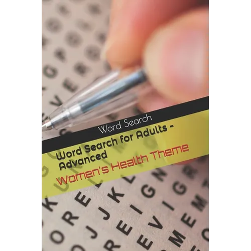 Word Search for Adults - Advanced: Women's Health Theme