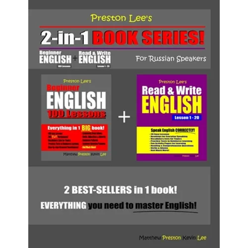 Preston Lee's 2-in-1 Book Series! Beginner English 100 Lessons & Read & Write English Lesson 1 - 20 For Russian Speakers