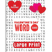 Valentine's Day Large Print Word Search