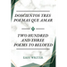 Doscientos Tres Poemas Que Amar: Two Hundred and Three Poems to Beloved