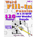 Word Fill-In Puzzles: Fill In Puzzle Book, 120 Puzzles: Vol. 5