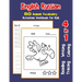 English Russian 50 Animals Vocabulary Activities Workbook for Kids: 4 in 1 reading writing tracing and coloring worksheets