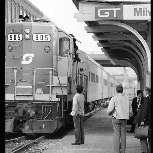 Passenger Train Photographs: Taken in Michigan and Ontario During the Last Quarter of the Twentieth Century - All in Black and White