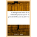 Catalogue de livres de la bibliothéque de feu M. le président Henault