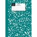 Marble Notebook A5: Teal Green Marble Wide Ruled Journal