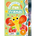 Junior Shiny Sticker Art: Fun Friends: With 12 Easy-To-Make Sticker Mosaics