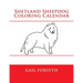 Shetland Sheepdog Coloring Calendar