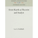 Ernst Kurth as Theorist and Analyst