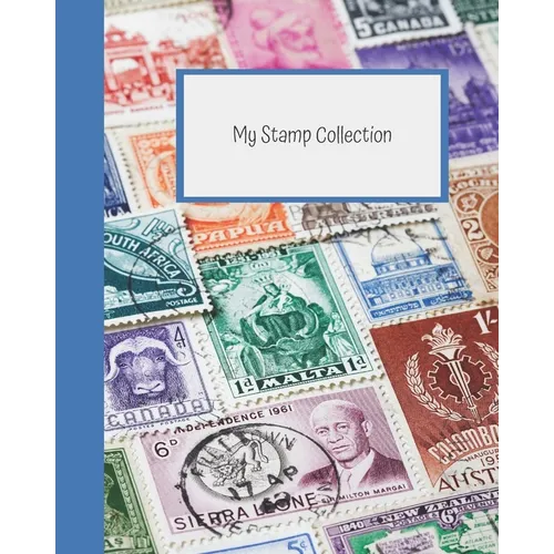 My Stamp Collection: Stamp Collecting Album for Kids - Paperback