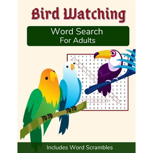 Bird Watching Word Search For Adults: Medium Difficulty Puzzle Book for Birders and Nature Lovers