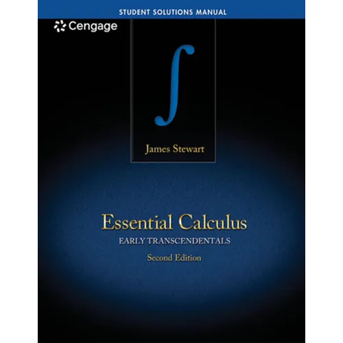 Student Solutions Manual for Stewart's Essential Calculus: Early Transcendentals, 2nd