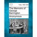 The Memoirs of George Barrington