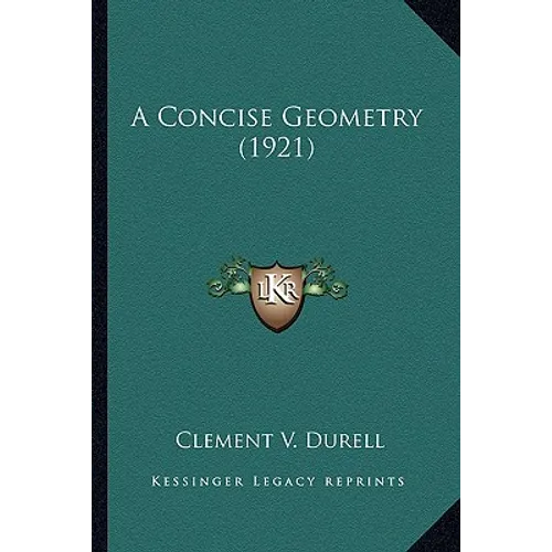 A Concise Geometry (1921)