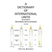 A Dictionary of International Units: Metric-Matters: Names and Symbols
