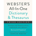 Webster's All-In-One Dictionary and Thesaurus, Third Edition