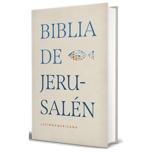 Biblia de Jerusalén Latinoamericana, Tapa Dura, Edición Clásica Color Arena / Spanish Jerusalem Bible, Latin American Edition, Hardcover, Sand Color