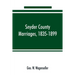 Snyder county marriages, 1835-1899